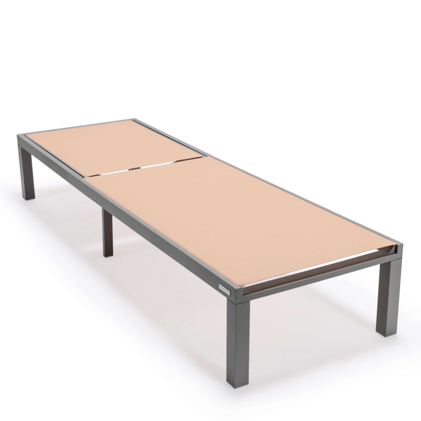 LeisureMod Marlin Modern Grey Aluminum Outdoor Patio Chaise Lounge Chair - MLGRCF21-77BL | Outdoor Chaise Lounges | Modishstore - 101