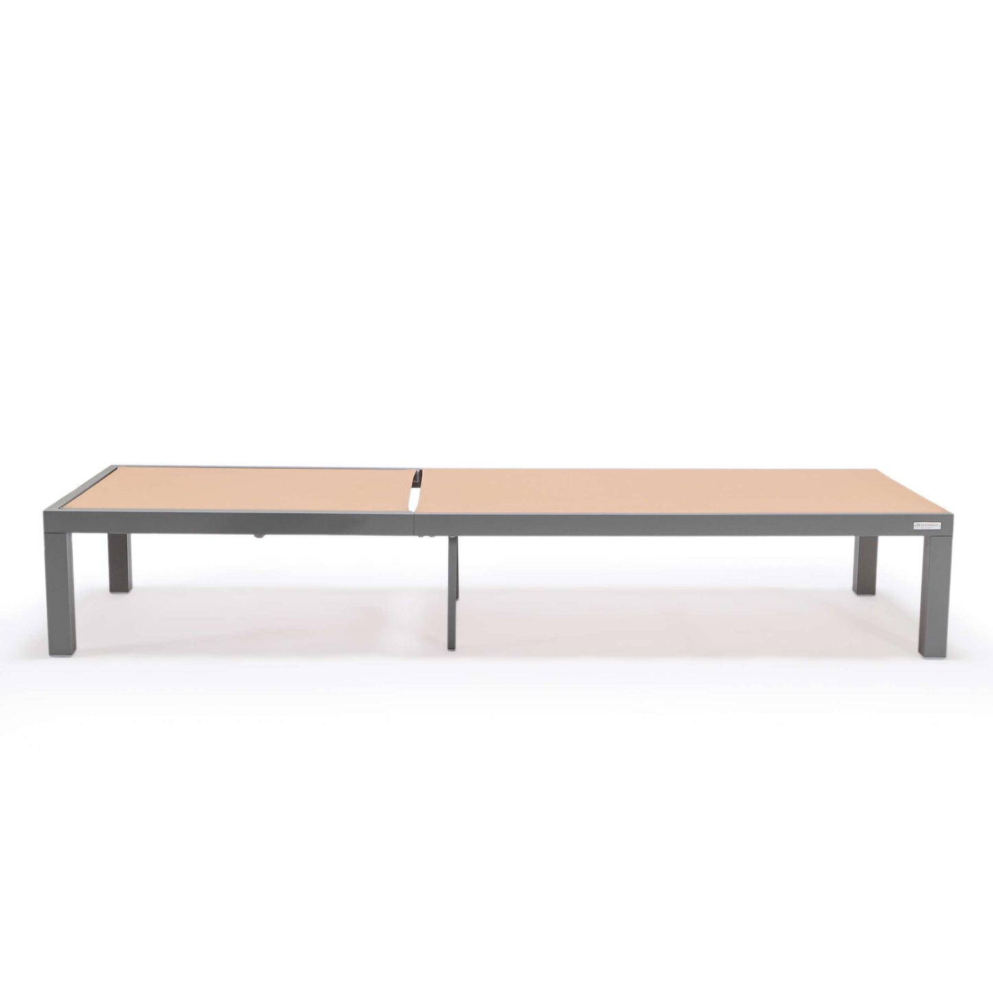 LeisureMod Marlin Modern Grey Aluminum Outdoor Patio Chaise Lounge Chair - MLGRCF21-77BL | Outdoor Chaise Lounges | Modishstore - 99