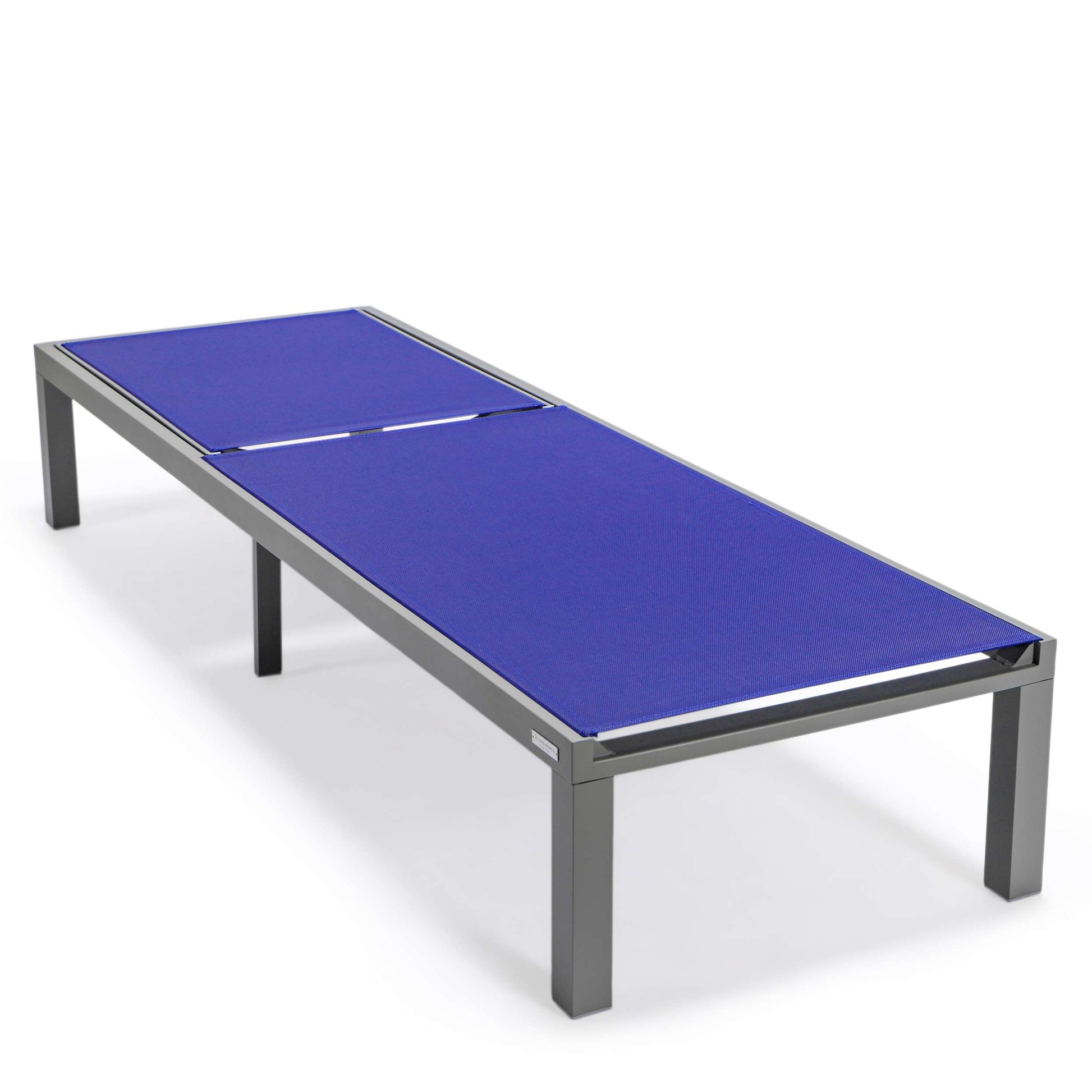 LeisureMod Marlin Modern Grey Aluminum Outdoor Patio Chaise Lounge Chair - MLGRCF21-77BL | Outdoor Chaise Lounges | Modishstore - 124