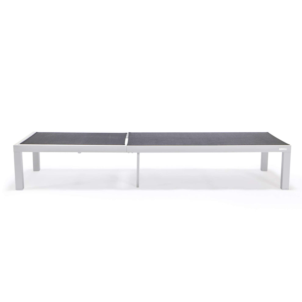 LeisureMod Marlin Modern White Aluminum Outdoor Patio Chaise Lounge Chair - MLWCF21-77BL | Outdoor Chaise Lounges | Modishstore - 8