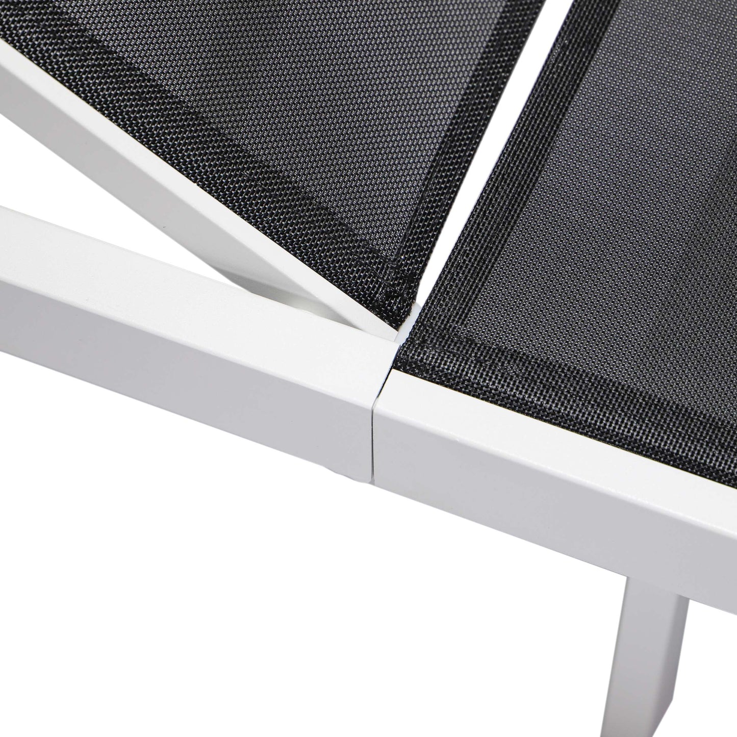 LeisureMod Marlin Modern White Aluminum Outdoor Patio Chaise Lounge Chair - MLWCF21-77BL | Outdoor Chaise Lounges | Modishstore - 11