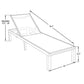 LeisureMod Marlin Modern White Aluminum Outdoor Patio Chaise Lounge Chair - MLWCF21-77BL | Outdoor Chaise Lounges | Modishstore - 6
