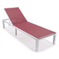 LeisureMod Marlin Modern White Aluminum Outdoor Patio Chaise Lounge Chair - MLWCF21-77BL | Outdoor Chaise Lounges | Modishstore - 27