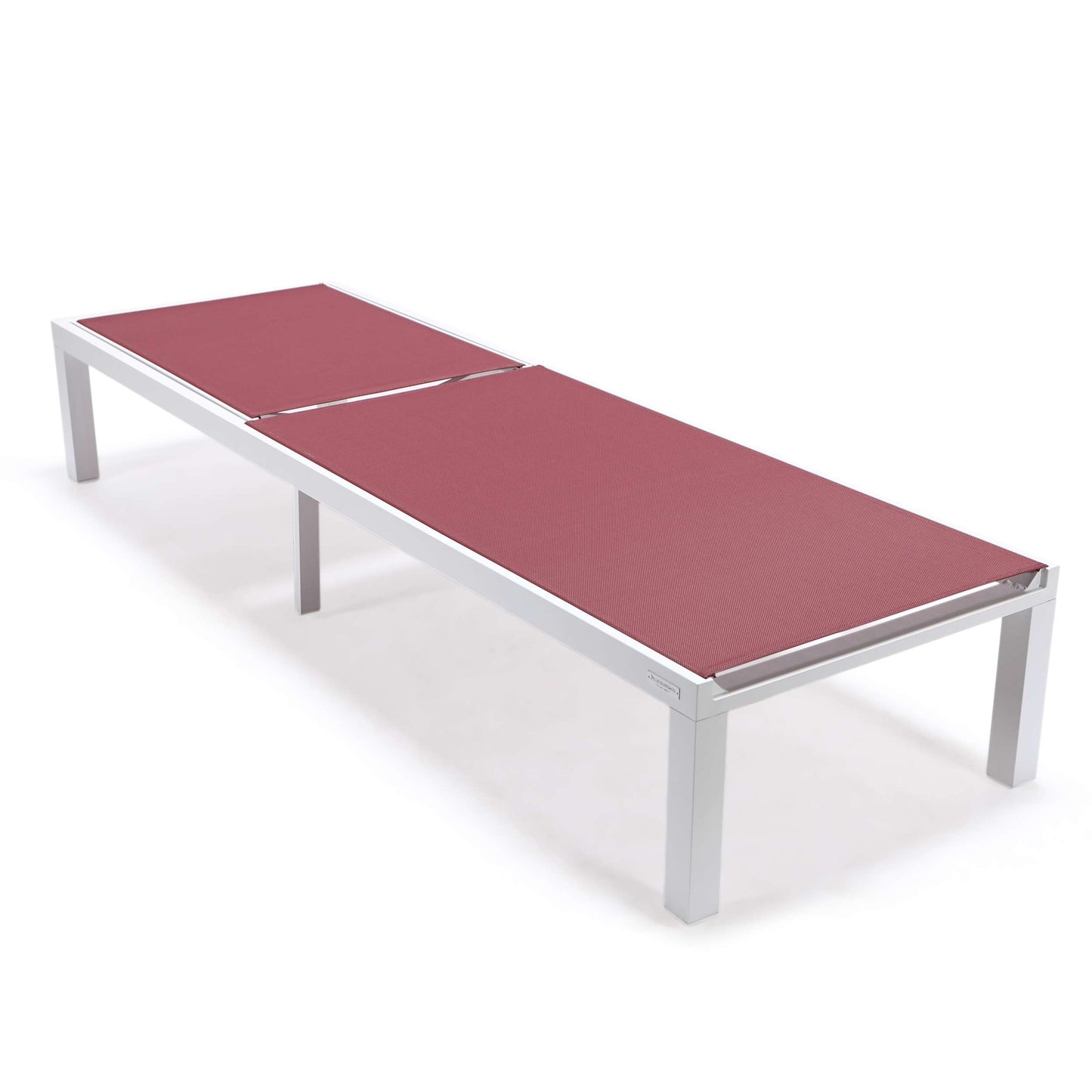 LeisureMod Marlin Modern White Aluminum Outdoor Patio Chaise Lounge Chair - MLWCF21-77BL | Outdoor Chaise Lounges | Modishstore - 30