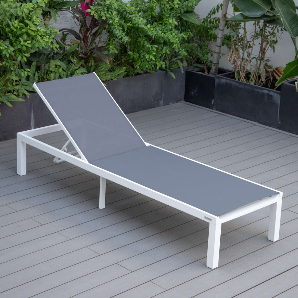 LeisureMod Marlin Modern Aluminum Outdoor Patio Chaise Lounge Chair Set of 2 - MLWCF21-77BL2 | Outdoor Chaise Lounges | Modishstore - 53