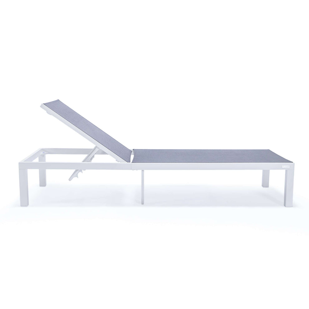 LeisureMod Marlin Modern Aluminum Outdoor Patio Chaise Lounge Chair Set of 2 - MLWCF21-77BL2 | Outdoor Chaise Lounges | Modishstore - 49