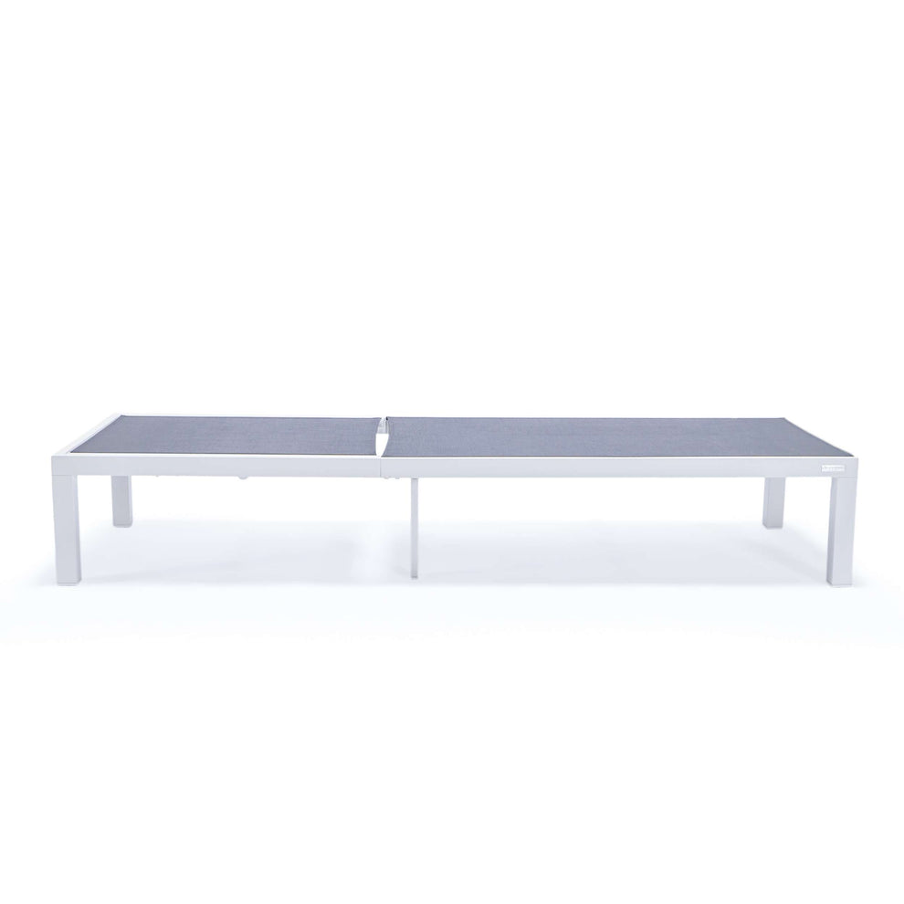 LeisureMod Marlin Modern White Aluminum Outdoor Patio Chaise Lounge Chair - MLWCF21-77BL | Outdoor Chaise Lounges | Modishstore - 51