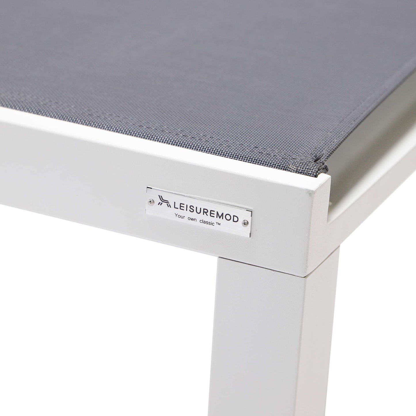 LeisureMod Marlin Modern White Aluminum Outdoor Patio Chaise Lounge Chair - MLWCF21-77BL | Outdoor Chaise Lounges | Modishstore - 55