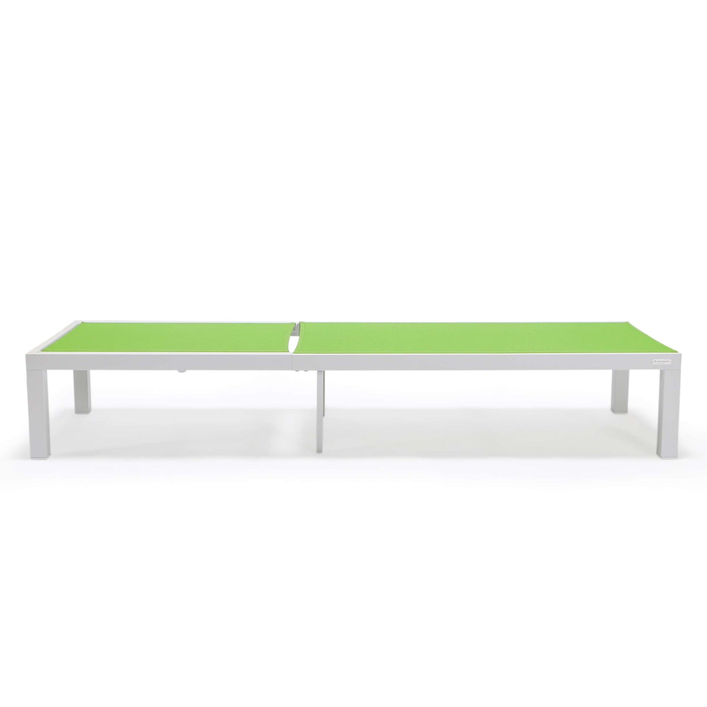 LeisureMod Marlin Modern White Aluminum Outdoor Patio Chaise Lounge Chair - MLWCF21-77BL | Outdoor Chaise Lounges | Modishstore - 79