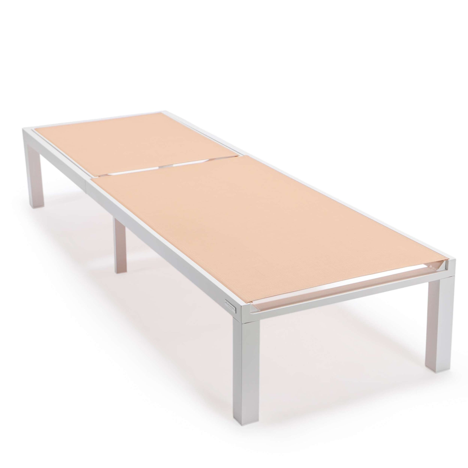 LeisureMod Marlin Modern White Aluminum Outdoor Patio Chaise Lounge Chair - MLWCF21-77BL | Outdoor Chaise Lounges | Modishstore - 93