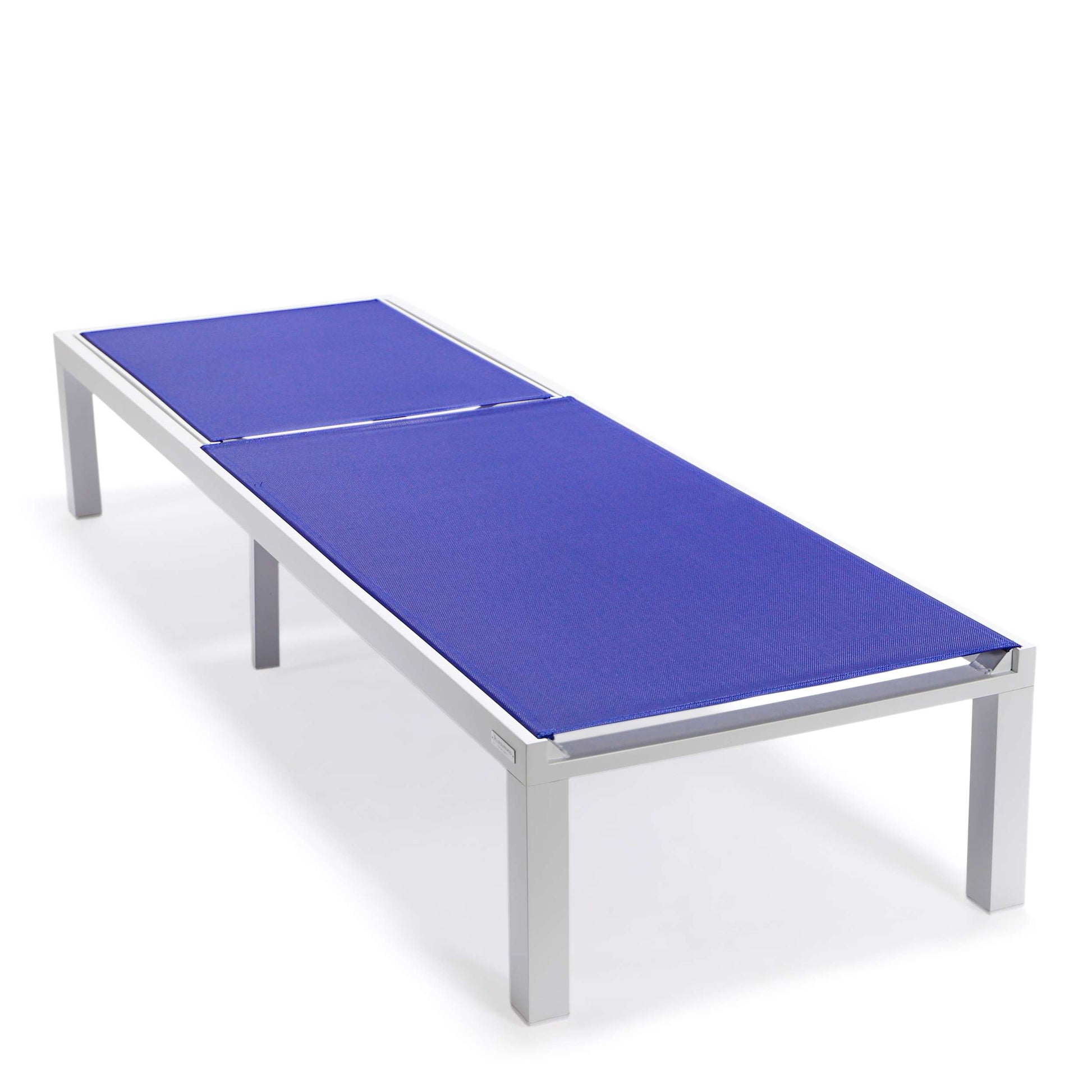 LeisureMod Marlin Modern White Aluminum Outdoor Patio Chaise Lounge Chair - MLWCF21-77BL | Outdoor Chaise Lounges | Modishstore - 114