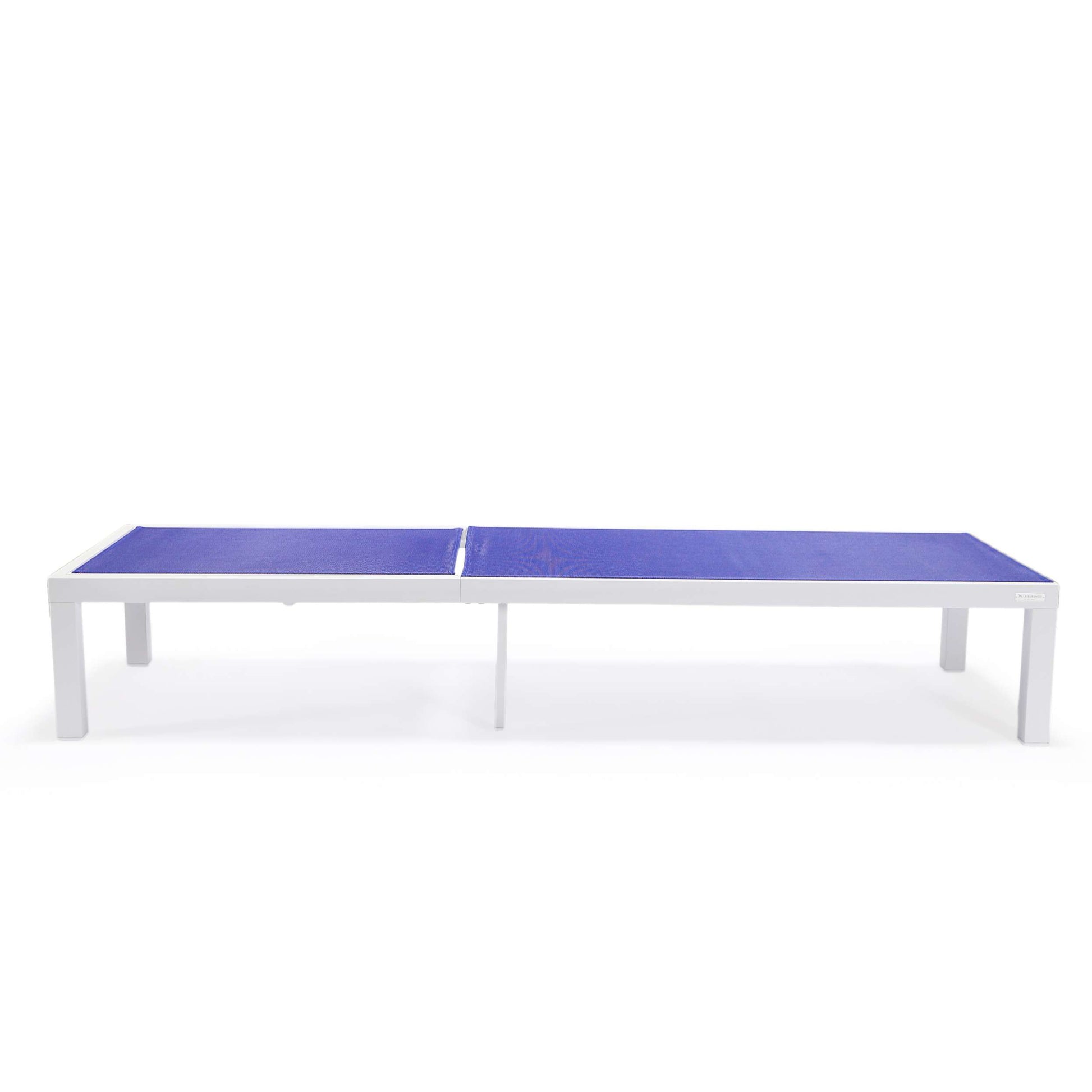 LeisureMod Marlin Modern White Aluminum Outdoor Patio Chaise Lounge Chair - MLWCF21-77BL | Outdoor Chaise Lounges | Modishstore - 112