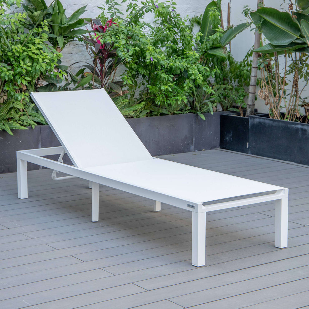 LeisureMod Marlin Modern Aluminum Outdoor Patio Chaise Lounge Chair Set of 2 - MLWCF21-77BL2 | Outdoor Chaise Lounges | Modishstore - 135