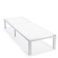 LeisureMod Marlin Modern White Aluminum Outdoor Patio Chaise Lounge Chair - MLWCF21-77BL | Outdoor Chaise Lounges | Modishstore - 138