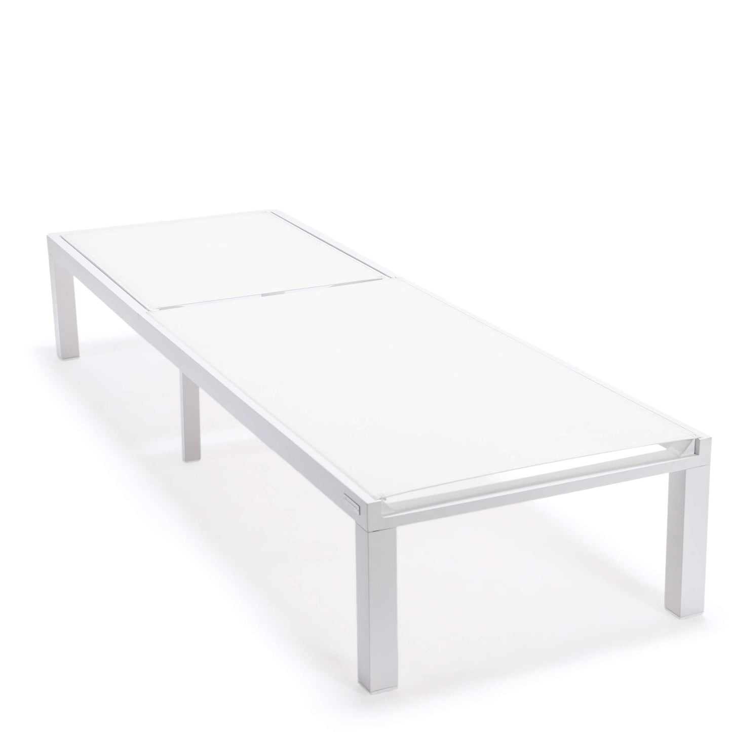 LeisureMod Marlin Modern White Aluminum Outdoor Patio Chaise Lounge Chair - MLWCF21-77BL | Outdoor Chaise Lounges | Modishstore - 138