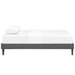 Modway Sharon Fabric Twin Bed Frame with Squared Tapered Legs