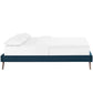 Modway Helen Fabric Full Bed Frame with Round Splayed Legs