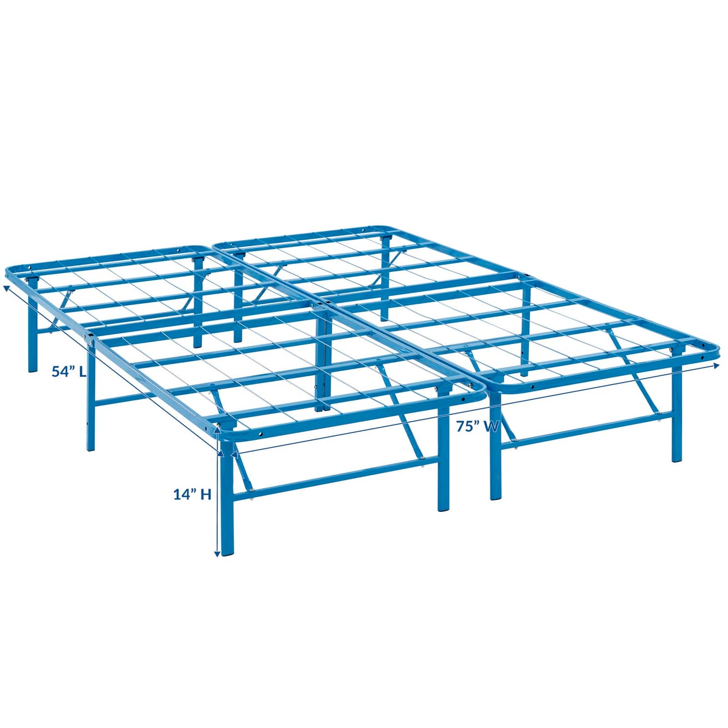 Horizon Full Stainless Steel Bed Frame By Modway - MOD-5428