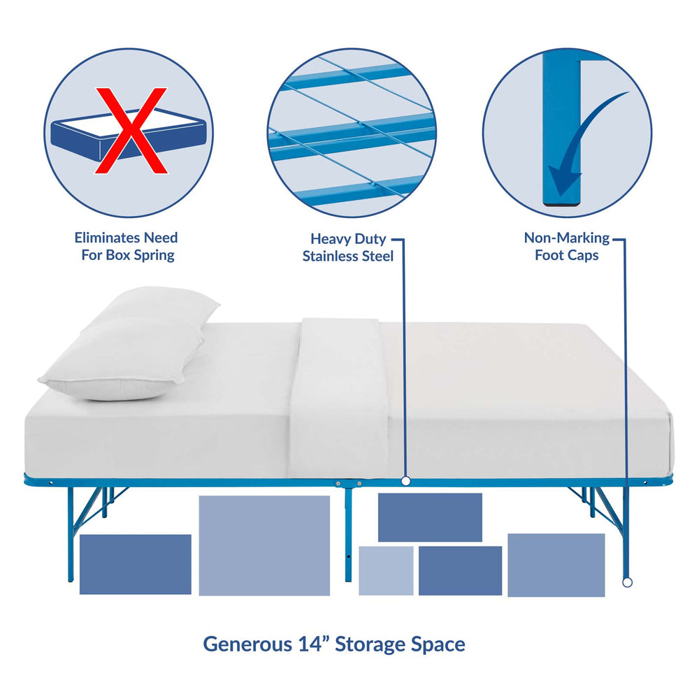 Horizon Full Stainless Steel Bed Frame By Modway - MOD-5428 | Beds | Modishstore - 38