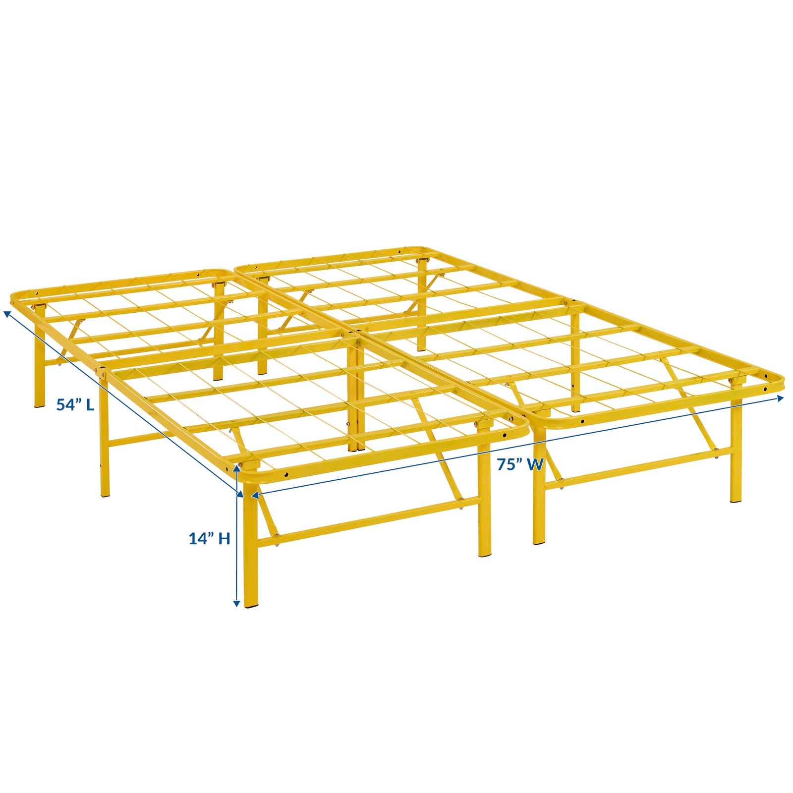 Horizon Full Stainless Steel Bed Frame By Modway - MOD-5428 | Beds | Modishstore - 44