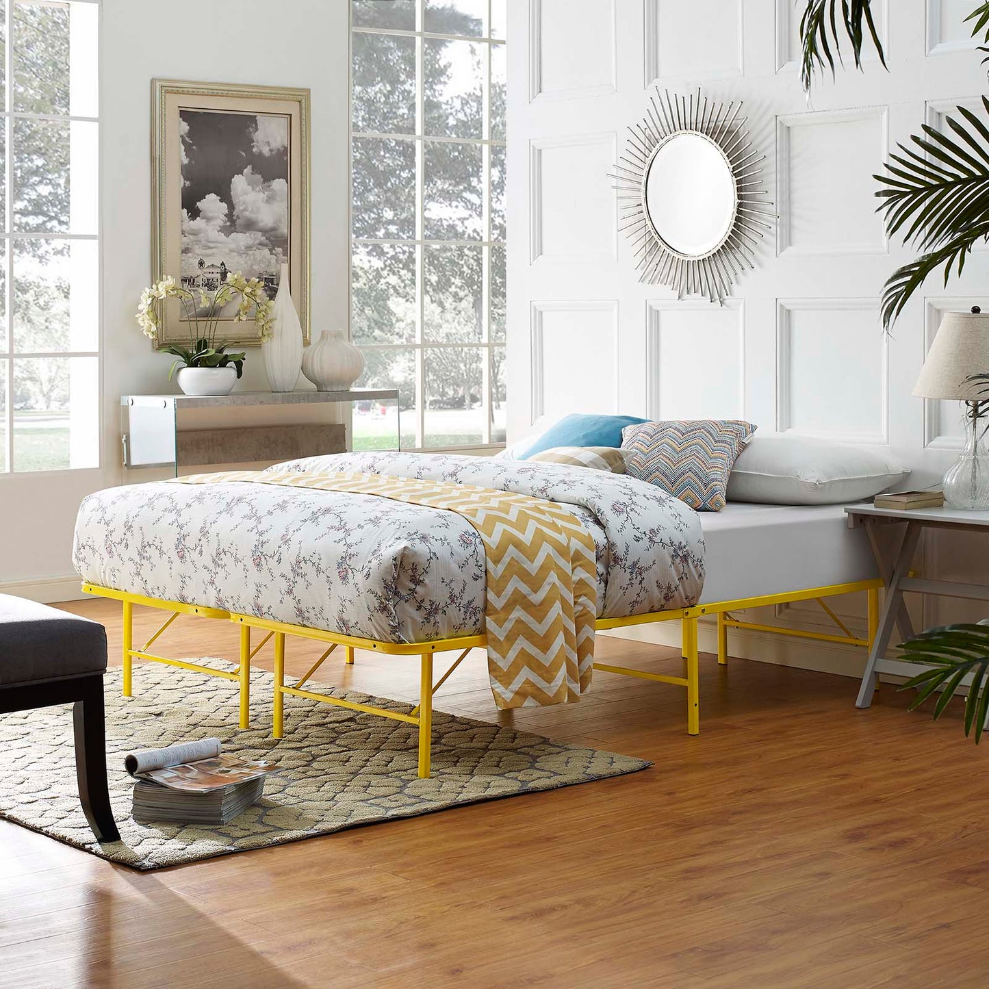 Horizon Full Stainless Steel Bed Frame By Modway - MOD-5428 | Beds | Modishstore - 45