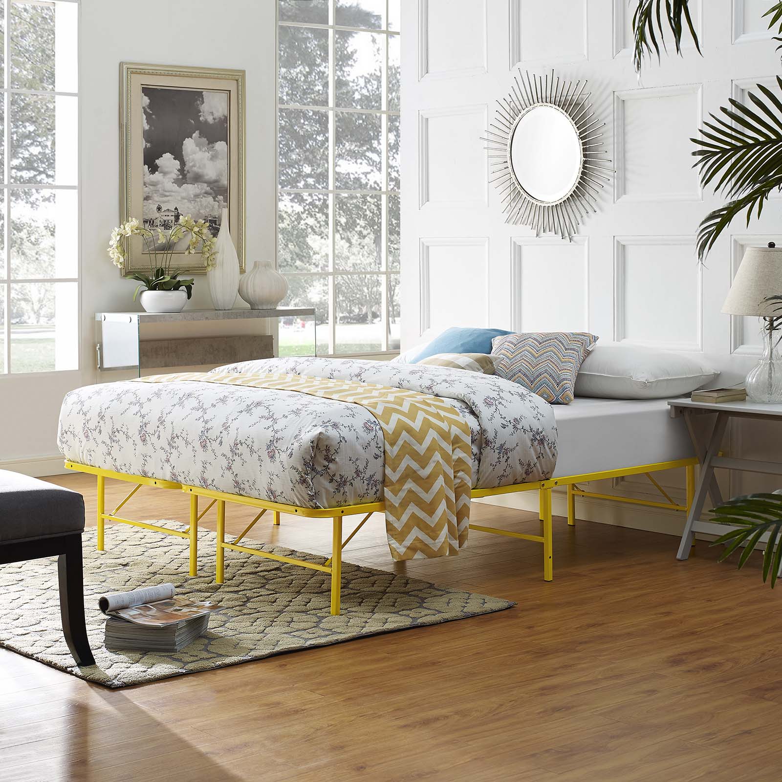 Horizon Full Stainless Steel Bed Frame By Modway - MOD-5428 | Beds | Modishstore - 45