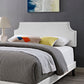 Laura Vinyl Full Platform Bed with Round Splayed Legs by Modway | Beds | Modishstore - 7