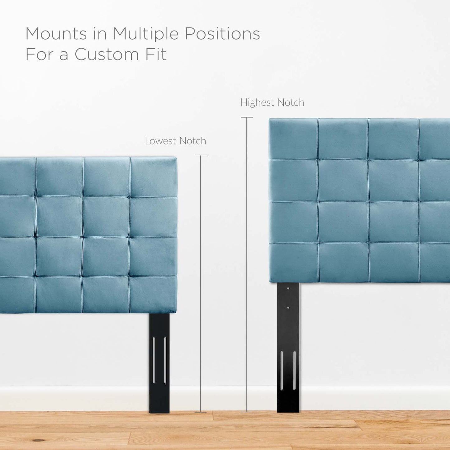 Modway Paisley Tufted Twin Upholstered Performance Velvet Headboard - MOD-5847 | Headboards | Modishstore - 16