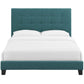 Melanie King Tufted Button Upholstered Fabric Platform Bed By Modway - MOD-5994 | Beds | Modishstore - 17