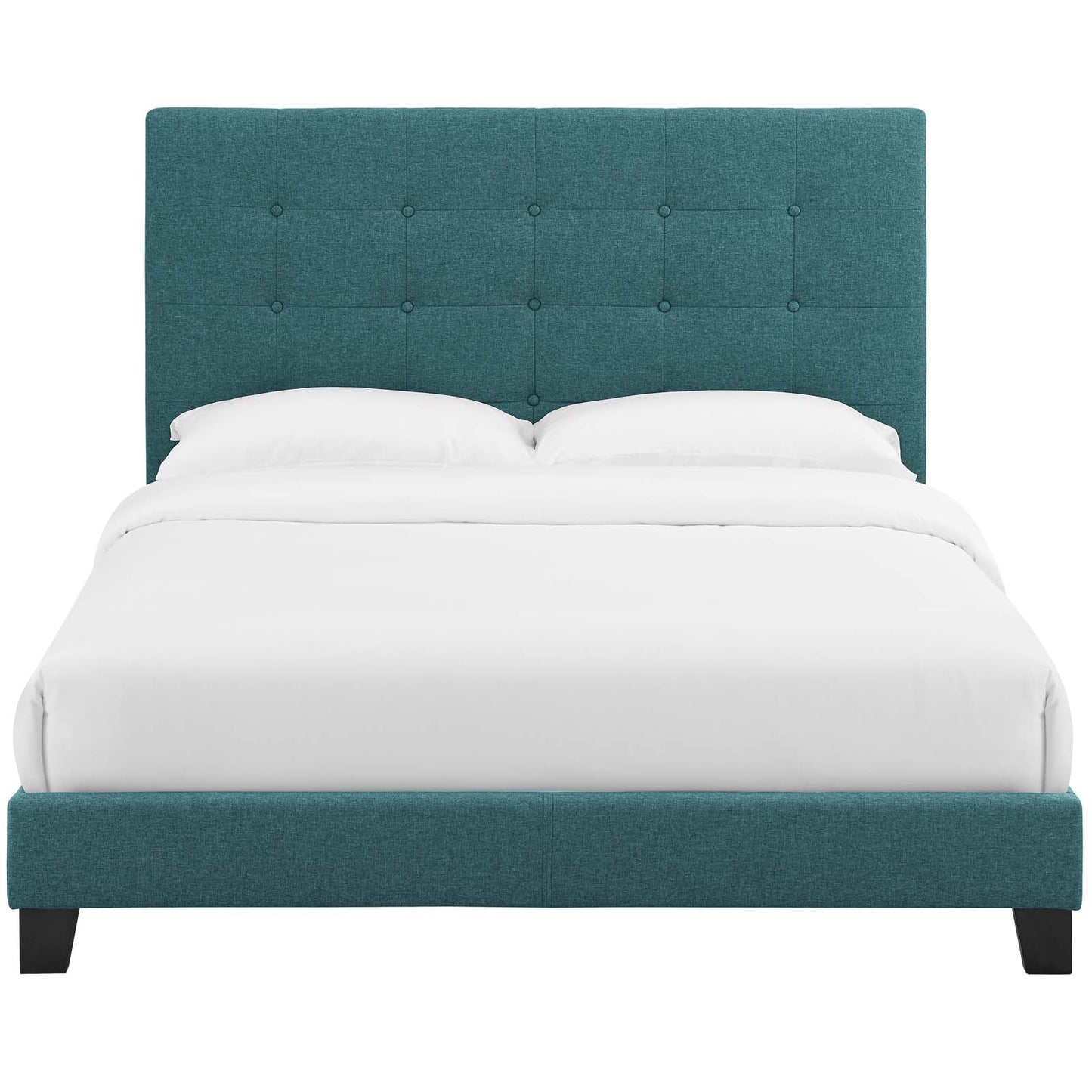 Melanie King Tufted Button Upholstered Fabric Platform Bed By Modway - MOD-5994 | Beds | Modishstore - 17