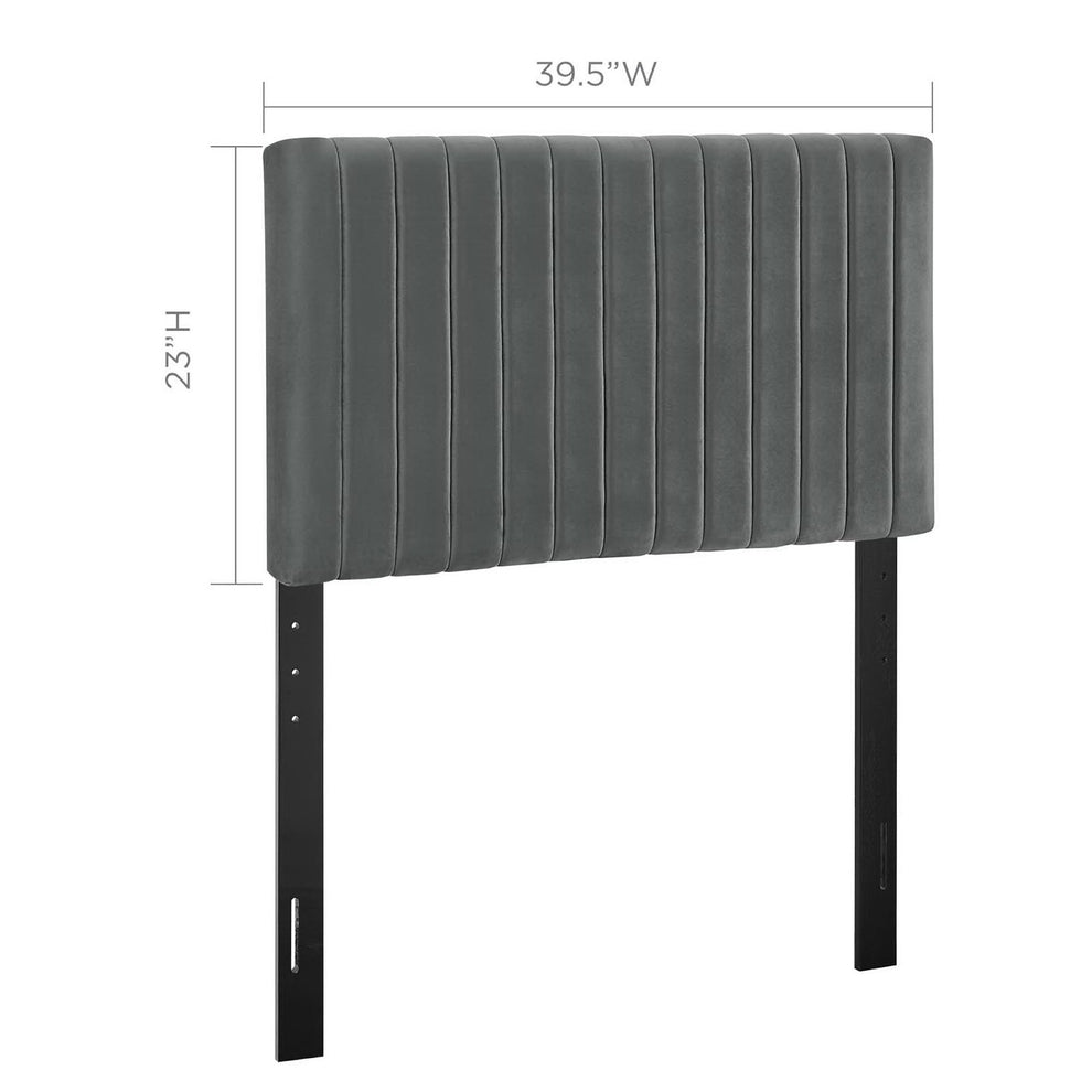 Keira Performance Velvet Twin Headboard by Modway | Headboards | Modishstore - 5
