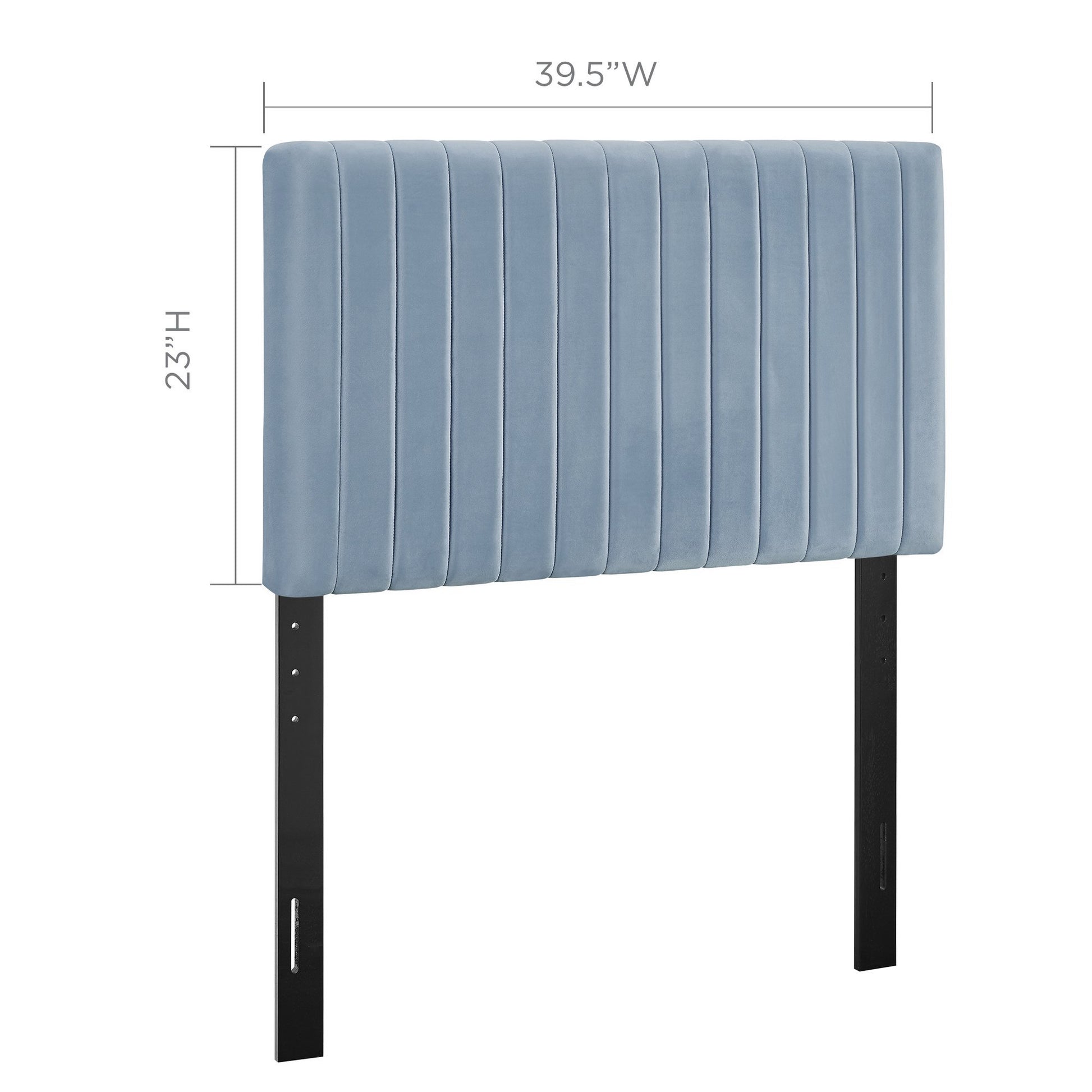 Keira Performance Velvet Twin Headboard by Modway | Headboards | Modishstore - 20