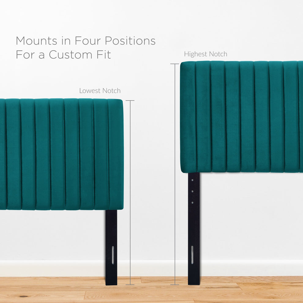 Keira Performance Velvet Twin Headboard by Modway | Headboards | Modishstore - 33