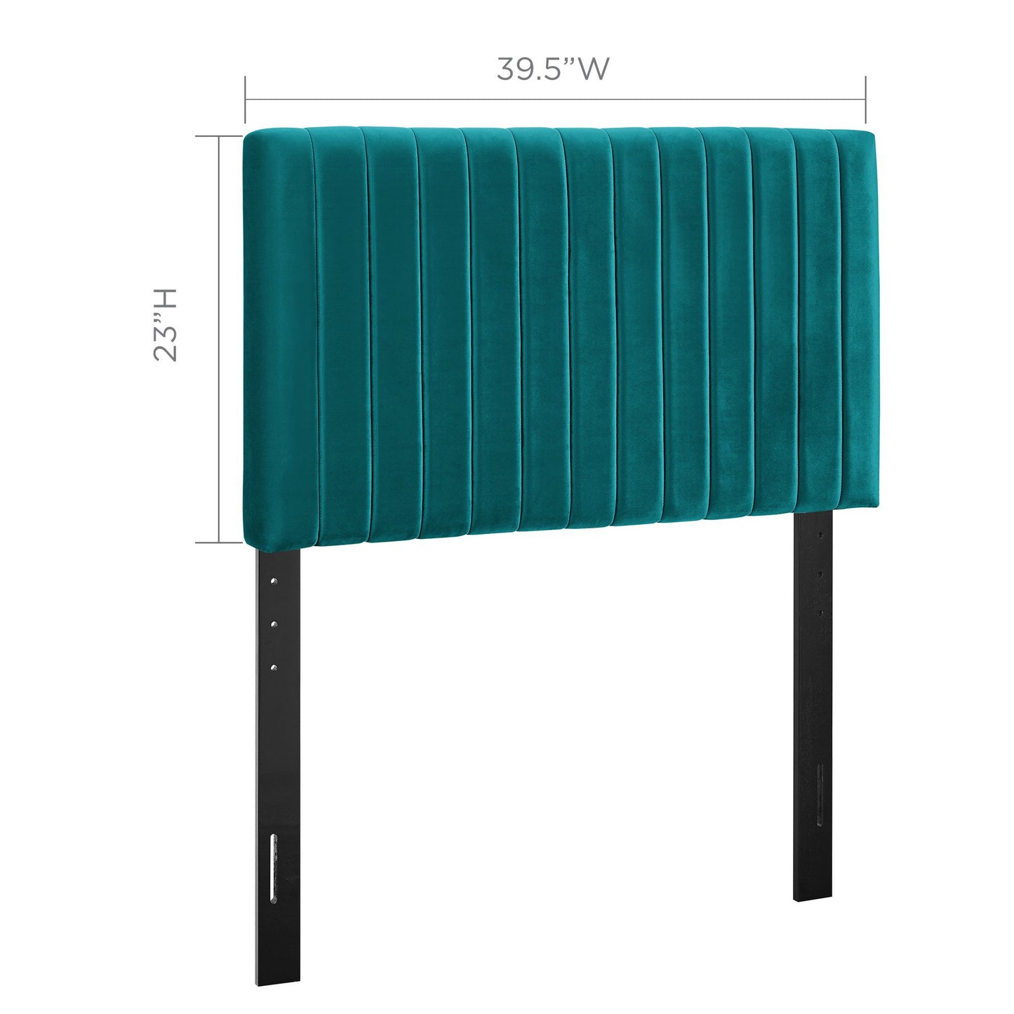 Keira Performance Velvet Twin Headboard by Modway | Headboards | Modishstore - 34