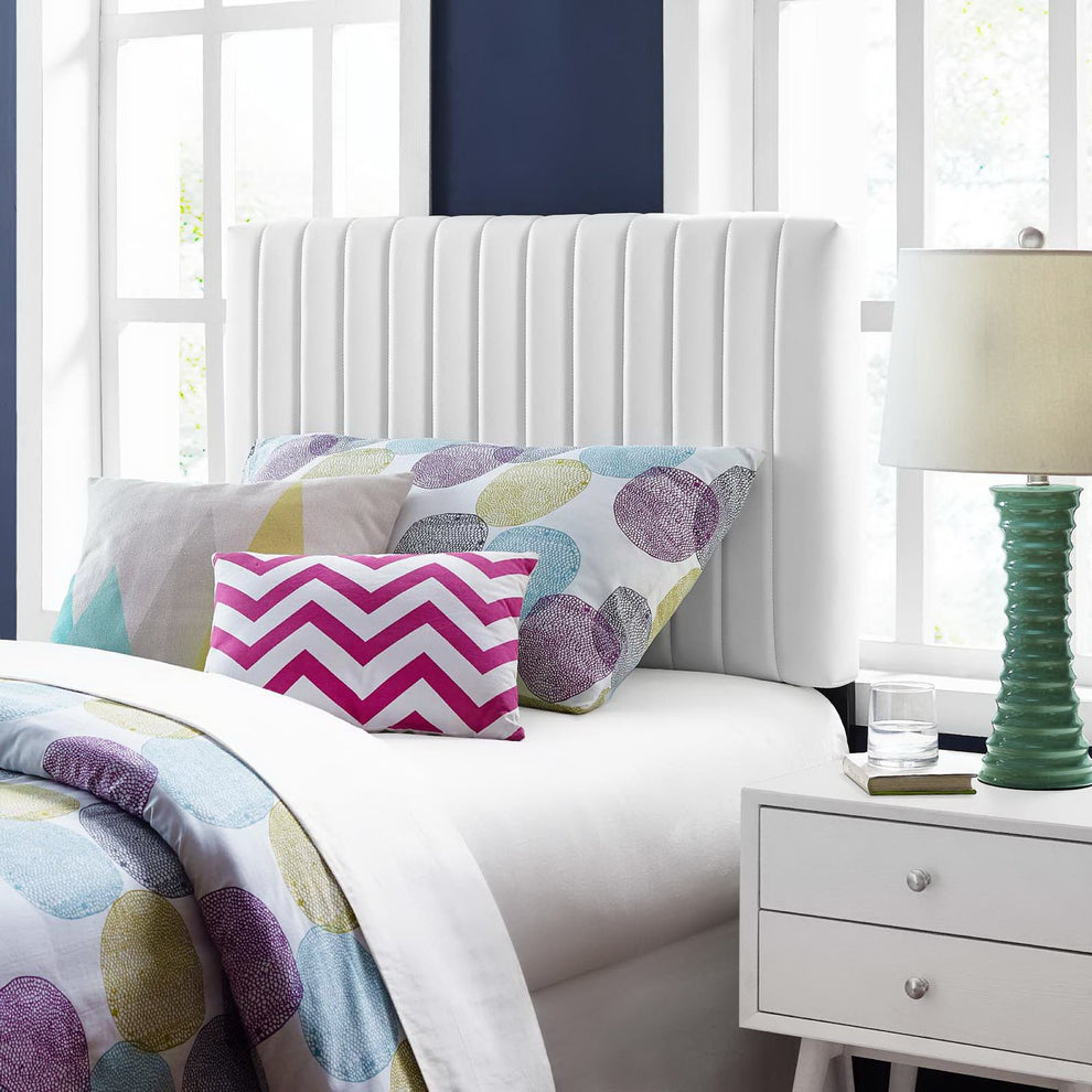 Keira Faux Leather Twin Headboard by Modway | Headboards | Modishstore - 1