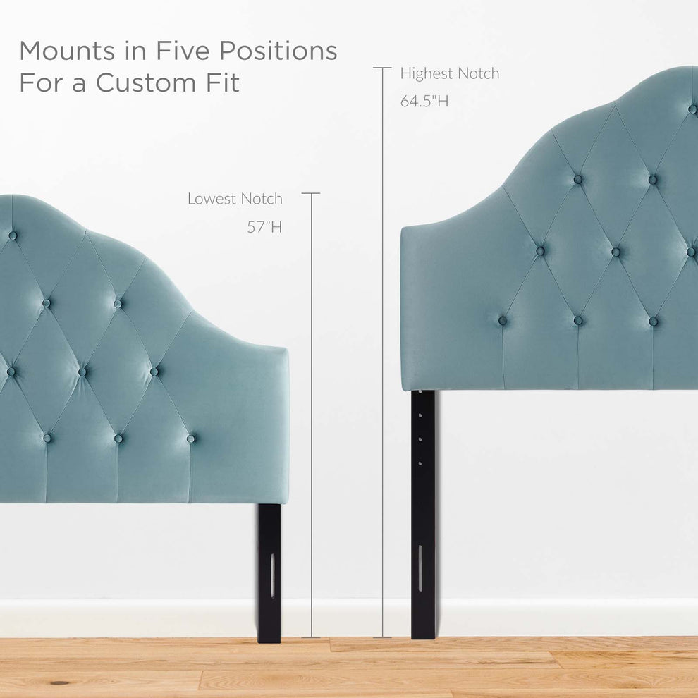 Modway Sovereign Full Diamond Tufted Performance Velvet Headboard - MOD-6123 | Headboards | Modishstore - 15