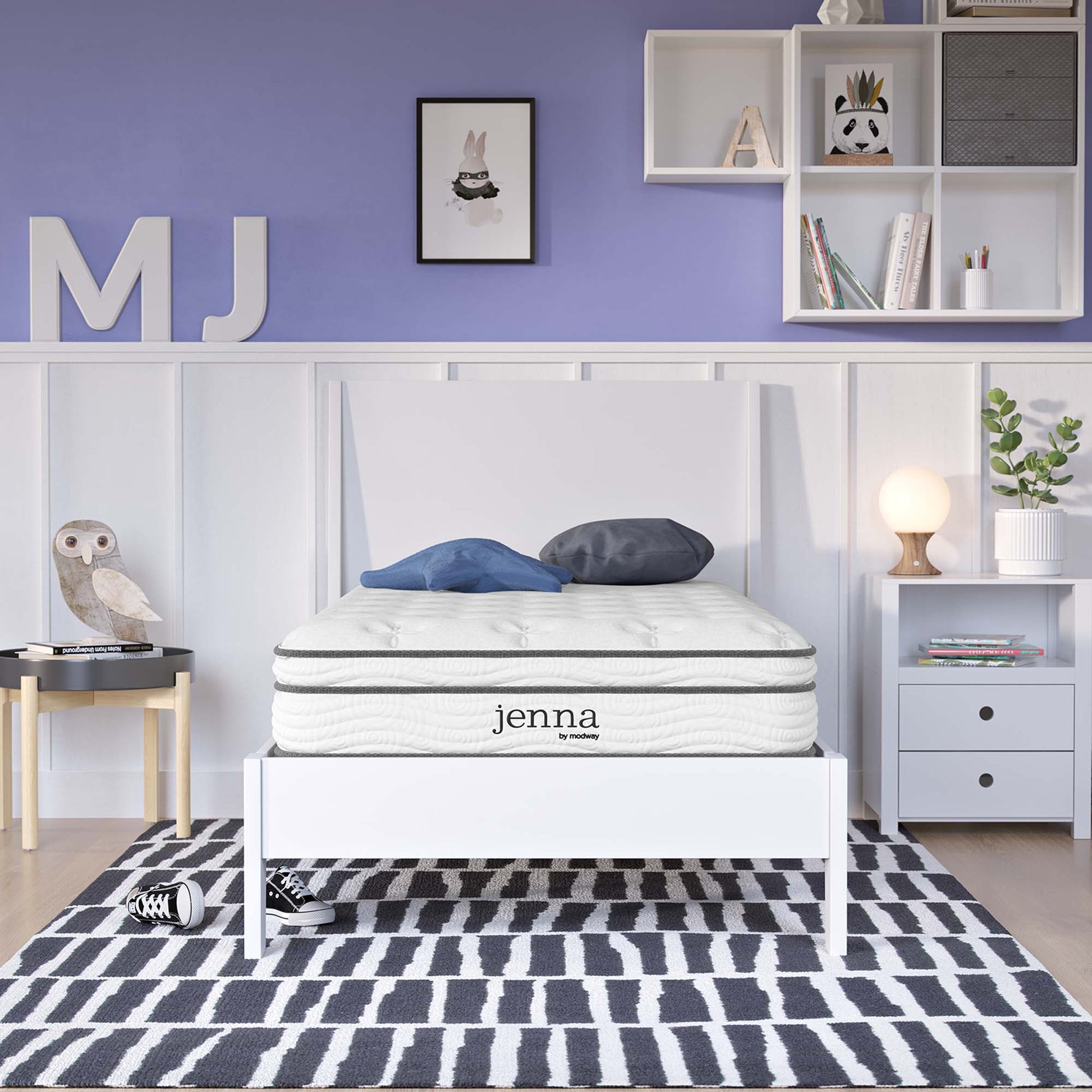 Jenna 8" Innerspring and Foam Narrow Twin Mattress by Modway | Mattresses | Modishstore - 2