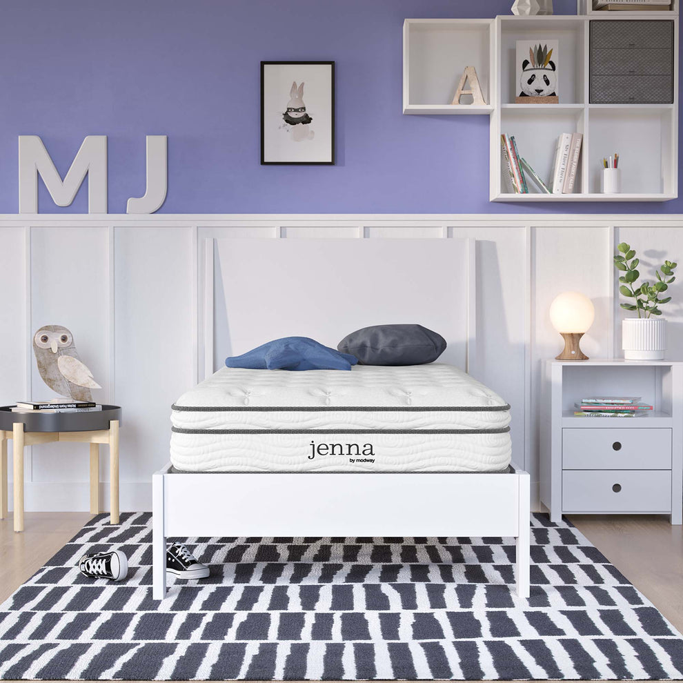 Jenna 8" Innerspring and Foam Narrow Twin Mattress by Modway | Mattresses | Modishstore - 2