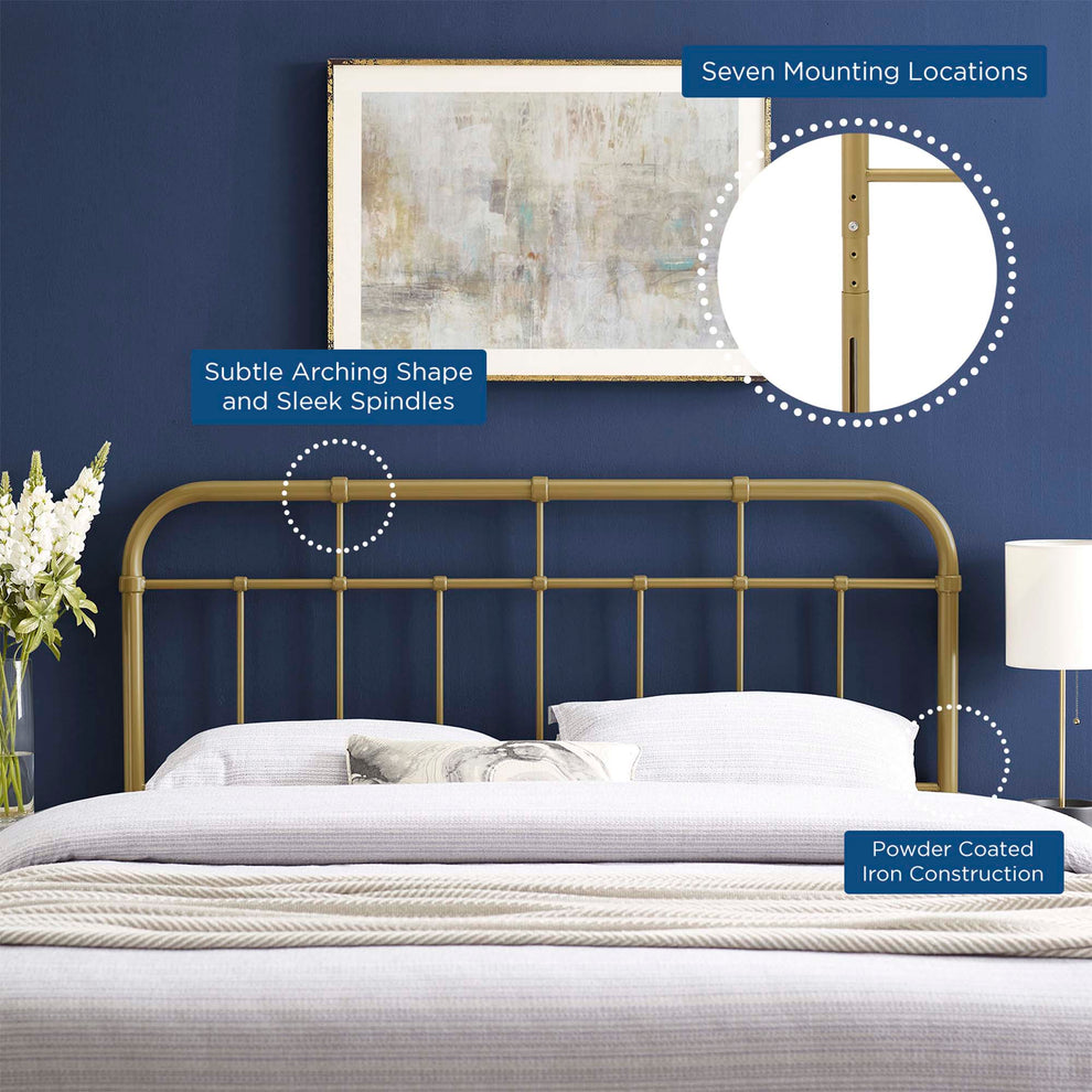 Alessia Metal King Headboard by Modway | Headboards | Modishstore - 3
