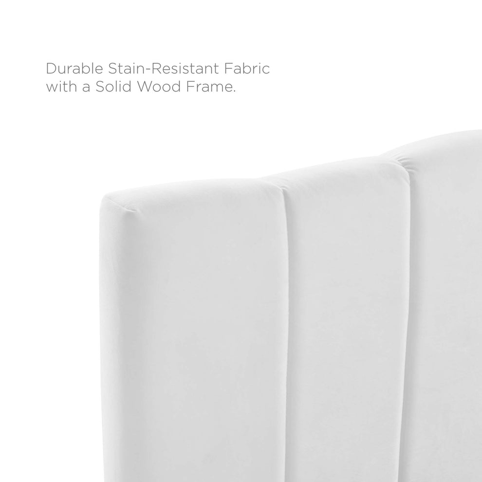Camilla Channel Tufted Performance Velvet Full/Queen Headboard by Modway | Headboards | Modishstore - 5