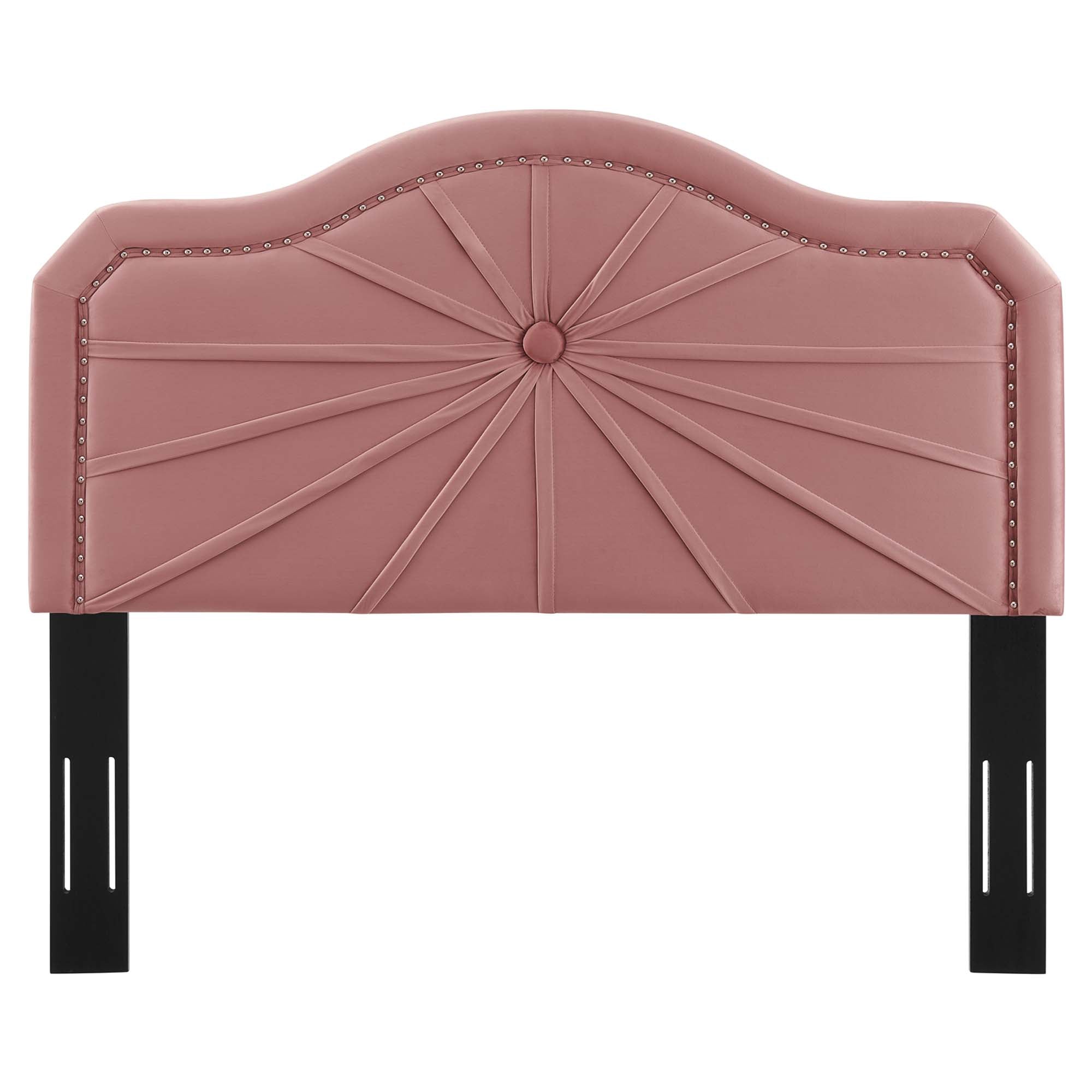 Kristin Pleated Performance Velvet Headboard by Modway - Thumbnail 2