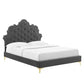 Sasha Button-Tufted Performance Velvet Full Bed By Modway - MOD-6802