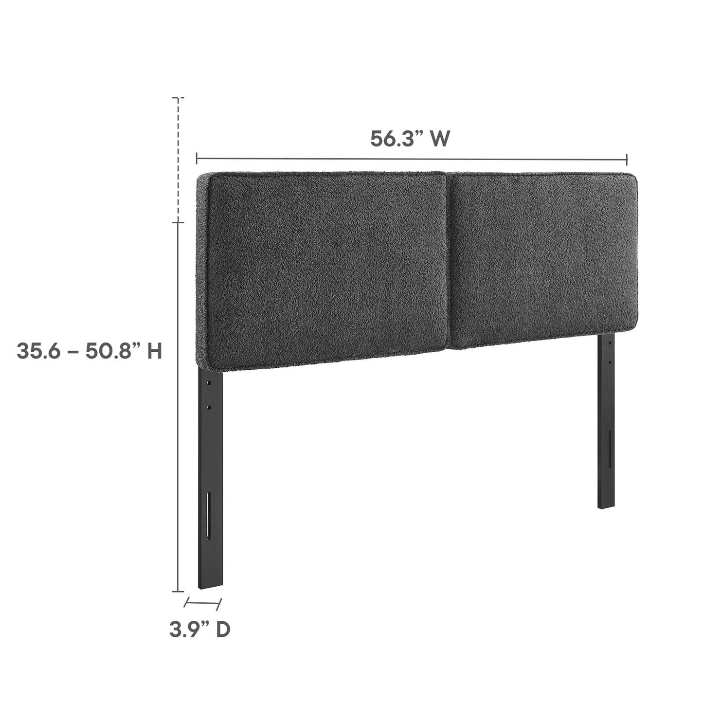 Lindee Boucle Fabric Full Headboard By Modway - MOD-7147 | Headboards | Modishstore - 30