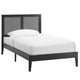 Sirocco Rattan and Wood Twin Platform Bed By Modway - MOD-7152 | Beds | Modishstore - 2