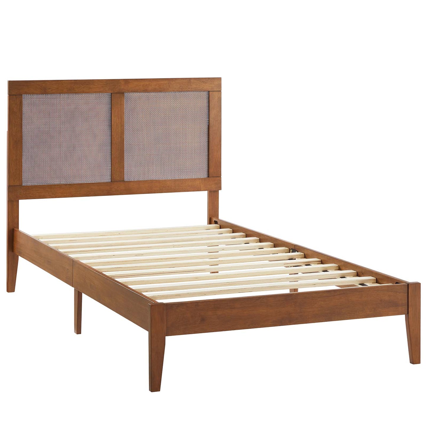 Sirocco Rattan and Wood Twin Platform Bed By Modway - MOD-7152 | Beds | Modishstore - 16