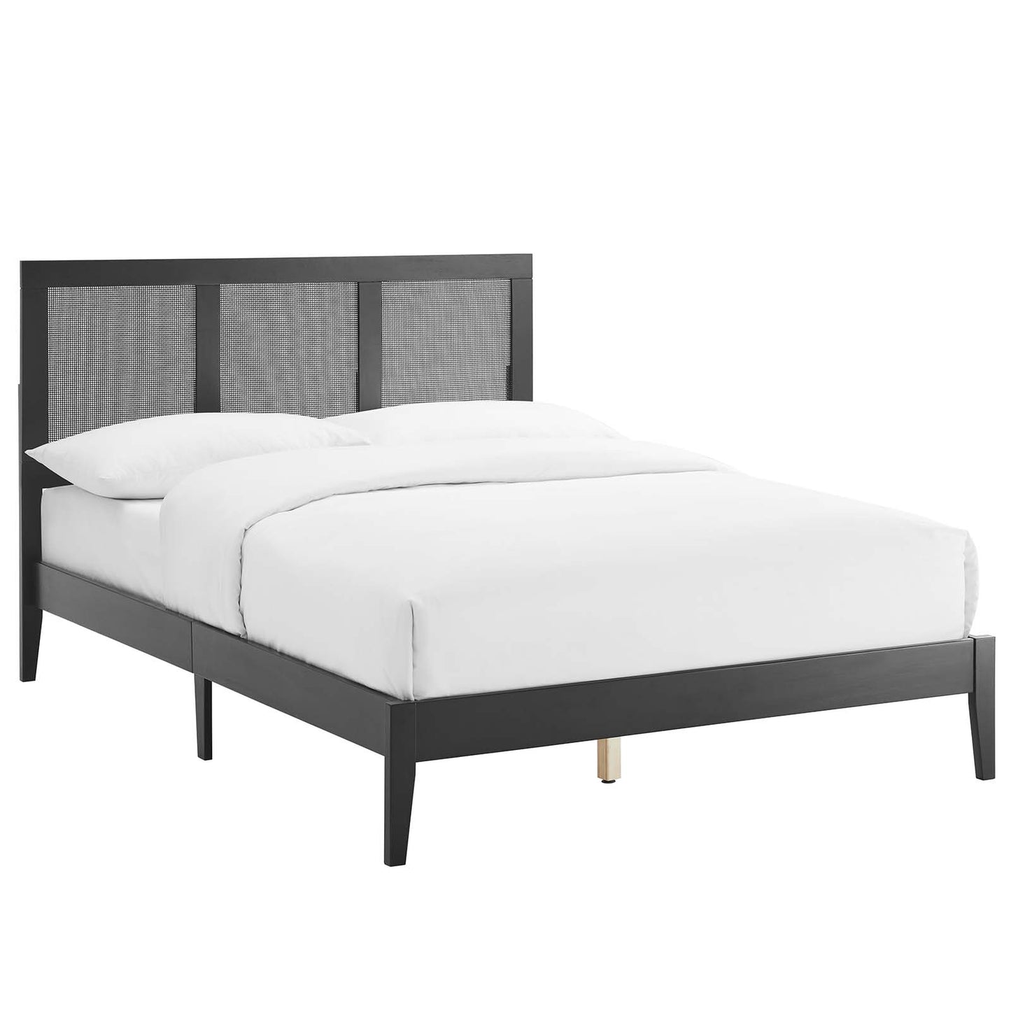 Sirocco Rattan and Wood Full Platform Bed By Modway - MOD-7153 | Beds | Modishstore - 2