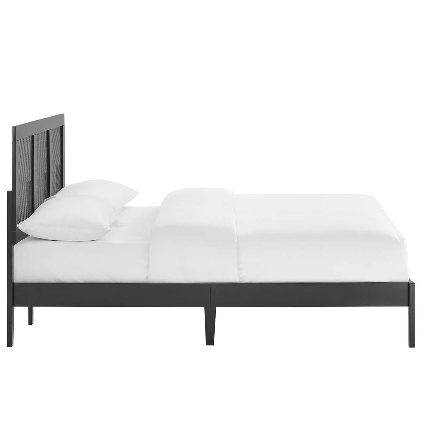 Sirocco Rattan and Wood Full Platform Bed By Modway - MOD-7153 | Beds | Modishstore - 6