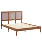 Sirocco Rattan and Wood Full Platform Bed By Modway - MOD-7153 | Beds | Modishstore - 16