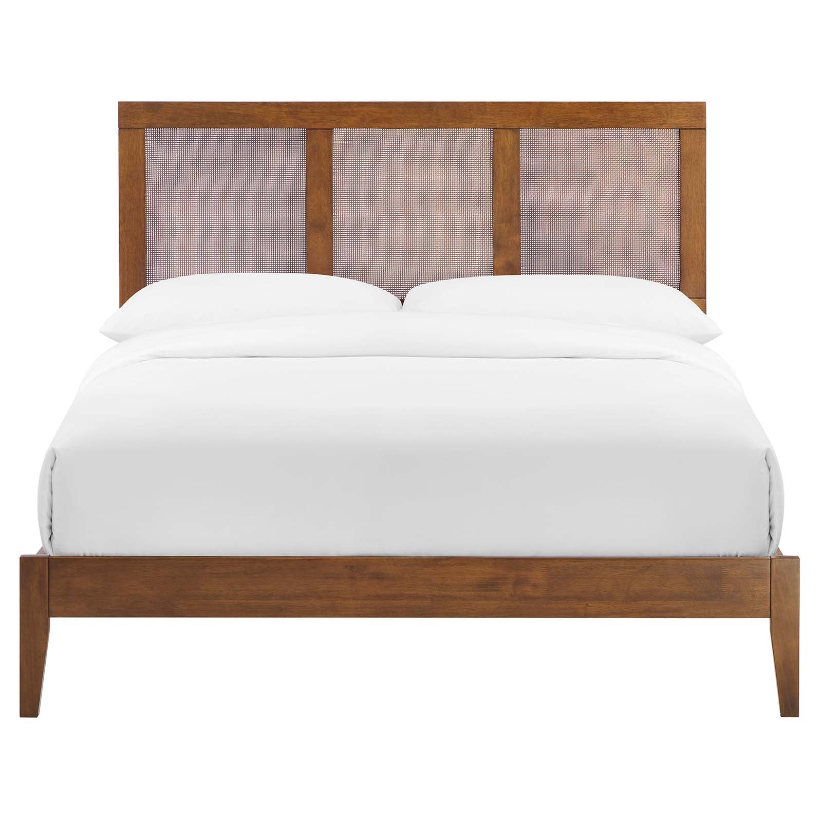 Sirocco Rattan and Wood Full Platform Bed By Modway - MOD-7153 | Beds | Modishstore - 18