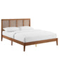 Sirocco Rattan and Wood Queen Platform Bed By Modway - MOD-7154 | Beds | Modishstore - 12